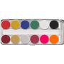 Kryolan Aquacolor FX Palette 12 colors
