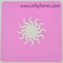 Silly Farm Stencil Swirling Sun