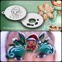 Facepainting Stencil Snowman