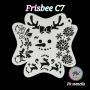 Frisbee Facepaintingstencil C7