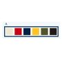 Kryolan Rubber Mask Grease Palette 6 COLORS 