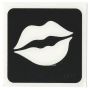 Glittertattoo Stencil Sexy Lips (5 pack)