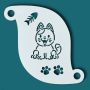 Face Paint Stencil Cute Cat