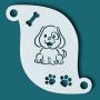 Face Paint Stencil Cute Dog