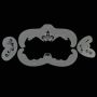 FA Airbrush/Facepaint Mardi Fleur De Lis Stencils