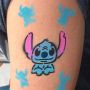 Stitch Facepainting Stencil