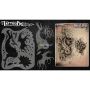 Wiser Airbrush Tattoo Koi & Lotus