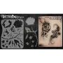 Wiser Airbrush Tattoo Flower & Leaf