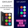 Paradise Makeup AQ - 8-Color Palette - Neon UV Glow