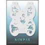 Bad Ass Bam-Pax Haunted Stencil