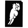 Glittertattoo Stencils One Eyed Parrot (5 pack)