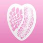 Heart Stencil - Be Monstrous