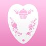Heart Stencil - Sweet Face