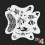 Tag Under The Sea Facepainting Stencil