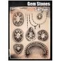 Wiser Airbrush Tattoo Gemstones