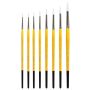 Kingart White Nylon Complete Brushes Set 