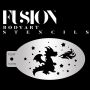Mystic Dragon Face Paint Stencil