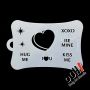 oOh Body Art Valentine Candy Heart Stencil T01