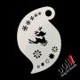 oOh Body Art Baby Reindeer Storm Stencil R07