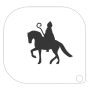 Grimas Stencil Sint en Paard