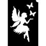 Glittertattoo Stencil Fairy Butterfly  (5 pack)