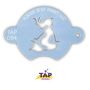 Tap Schmink Stencil Sunbathing Mermaid
