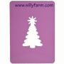 Facepaint Stencil Sillyfarm Christmas Tree