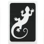 Glitter Tattoo Stencil Gecko (5 pack)