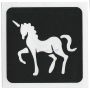 Glittertattoo Stencil Unicorn (5 pack)