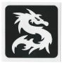 Glittertattoo Stencil Dragon (5 pack)