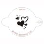 Tap Facepaint Stencil Hearts