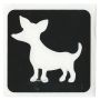 Glittertattoo Sjabloon Chihuahua (5 pack)