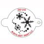 Tap Schmink Sjabloon Snowflakes