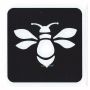 Glittertattoo Sjabloon Bumble Bee (5 pack)