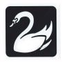 Glittertattoo Stencil Swan (5 pack)