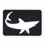 Glittertattoo Stencil Shark (5 pack)