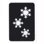 Glittertattoo Stencil Cascading Snowflakes (5 pack)
