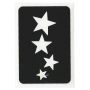 Glittertattoo Sjabloon Cascading Stars (5 pack)