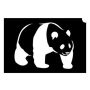 Glittertattoo Stencils Panda (5 pack)