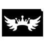 Glittertattoo Stencils Crown Wings (5 pack) (24223)