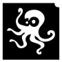 Glittertattoo Stencils Octopus Twirl (5 pack)