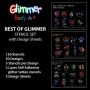 Best Of Glimmer Collection Glitter Tattoo Set