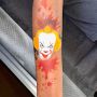 oOh Body Art Halloween It Clown Face Paint Stencil X12