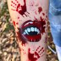 oOh Body Art Bloody Hands Stencil