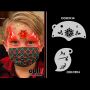 oOh Body Poinsettia Mask Face Paint Stencil K14