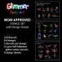 Mom Approved Glitter Tattoo Set