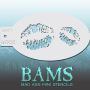 Bad Ass Bams FacePaint Stencil 4002