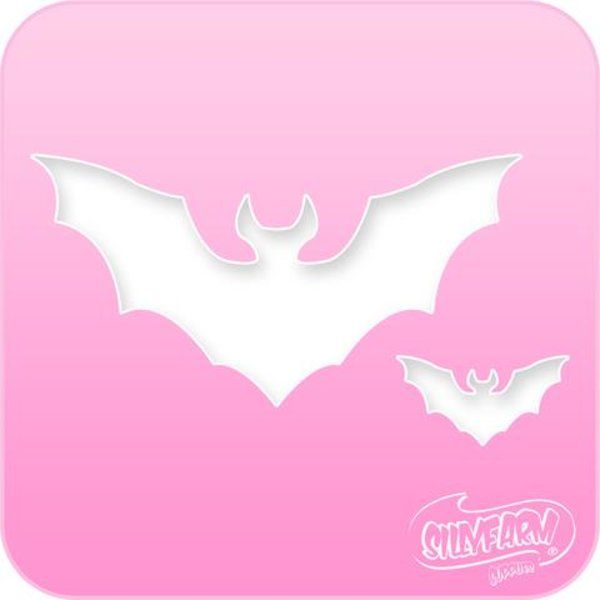 Silly Farm Stencil Bat |Facepaintshop