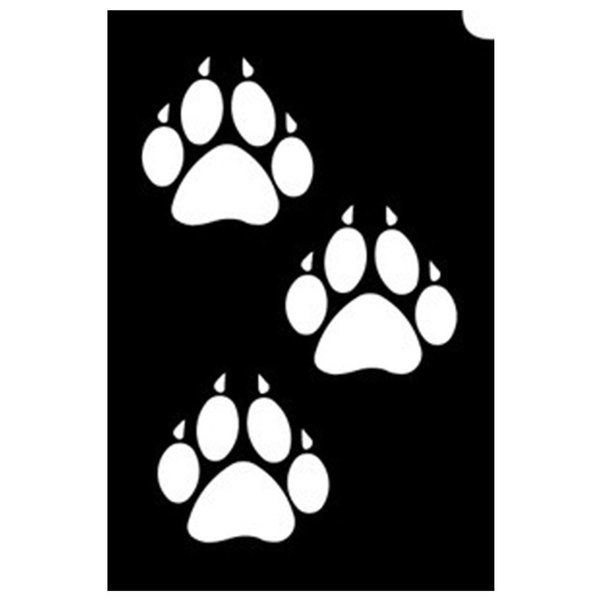 Glittertattoo Stencils Claws 5 Pack Face Paint Shop