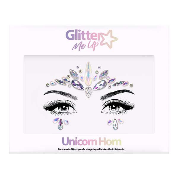 Rainbow Unicorn Stick-On Face Jewels